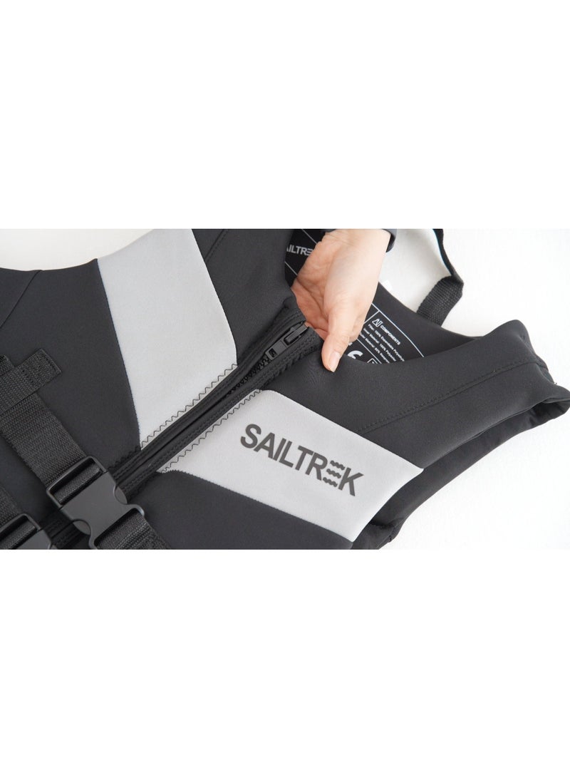 SAILTREK Swim Jacket - Neoprene Life Jacket, Buoyancy Aid Swim Vest with Adjustable Safety Strap for Snorkeling Swimming Kayaking, Water Sports Safety Adult Vest - Image 4