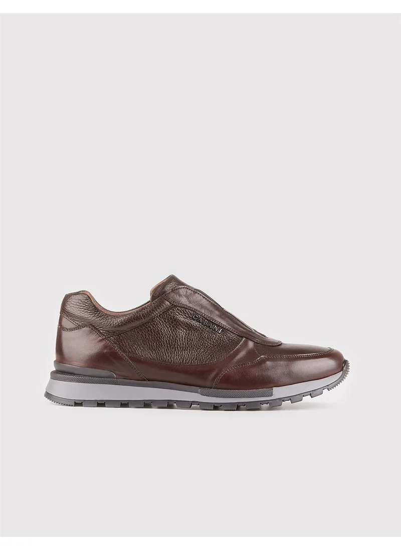 Cabani Leather Brown Men's Sports Shoes