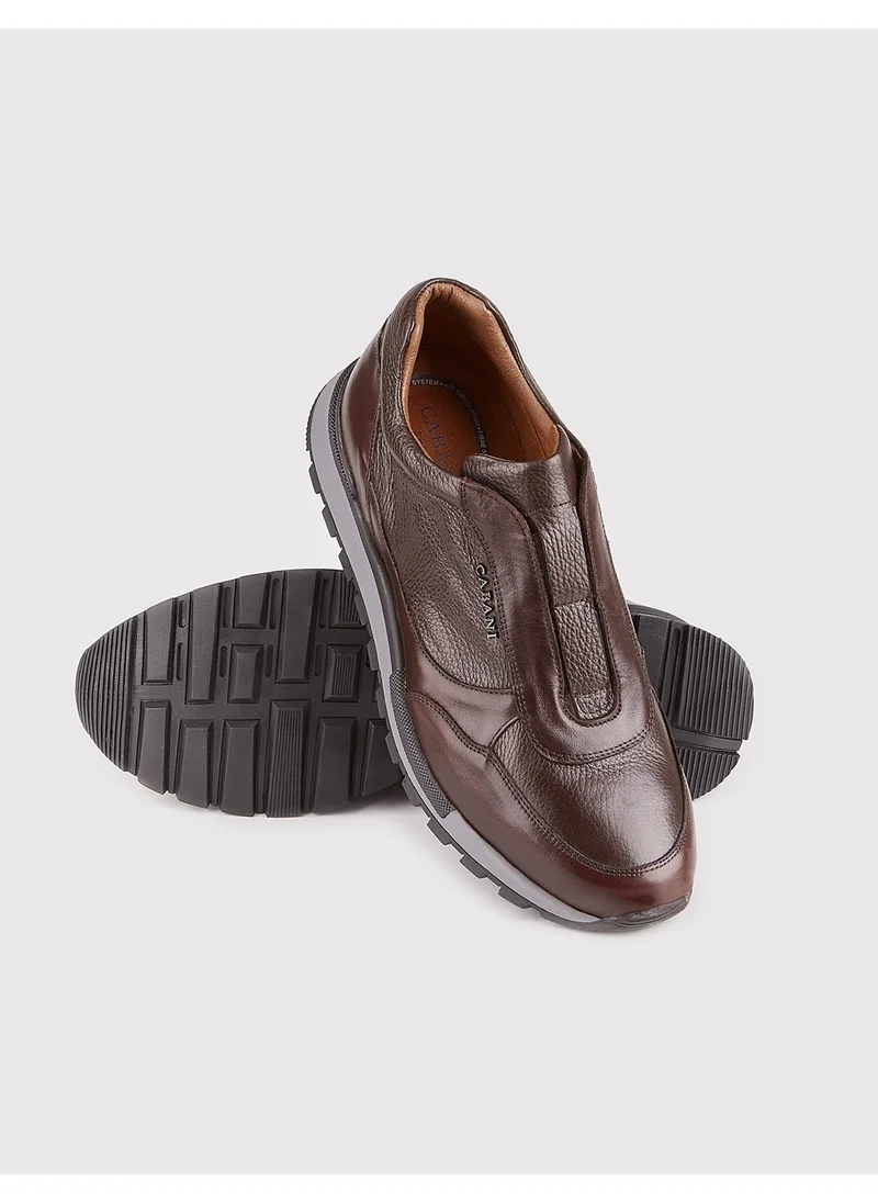 Cabani Leather Brown Men's Sports Shoes