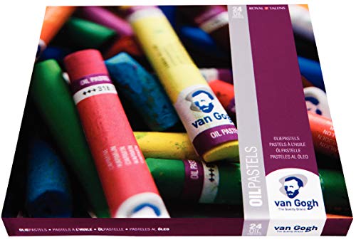 Van Gogh Oil Pastel, Round Full Stick, 24-Piece Set - Image 1