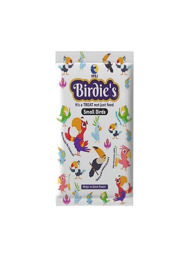 BIRDIE'S مزيج بيردي من 23 نوعًا مختلفًا من بذور طعام الطيور الصغيرة - (500 غرام)، نظام غذائي متوازن، غني بالعناصر الغذائية، طبيعي 100% - خالٍ من المواد الكيميائية، يقوي الريش، لون زاهٍ، عظام أقوى، معتمد من قبل الأطباء البيطريين - Image 1
