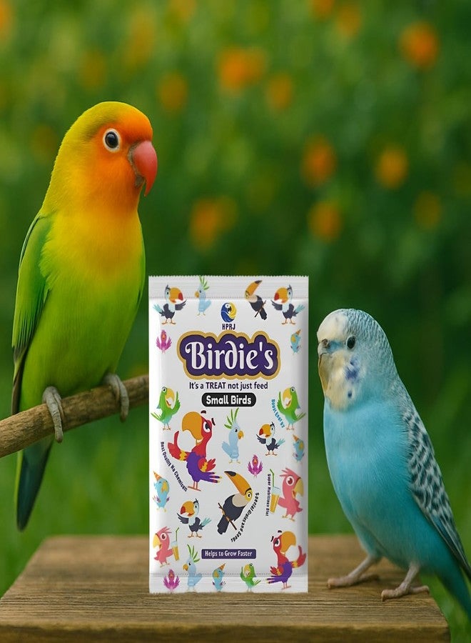 BIRDIE'S مزيج بيردي من 23 نوعًا مختلفًا من بذور طعام الطيور الصغيرة - (500 غرام)، نظام غذائي متوازن، غني بالعناصر الغذائية، طبيعي 100% - خالٍ من المواد الكيميائية، يقوي الريش، لون زاهٍ، عظام أقوى، معتمد من قبل الأطباء البيطريين - Image 2
