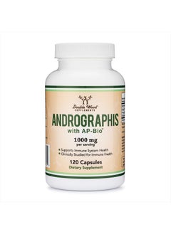 Double Wood Supplements Andrographis with AP-Bio, 1,000mg - 120 Capsules  - Image 4
