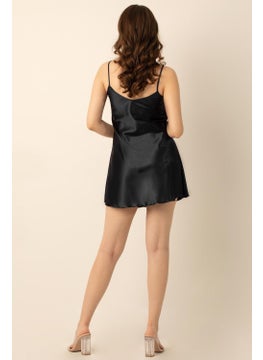 Miorre Doremi Thin Strap Short Satin Nightgown  - Image 4