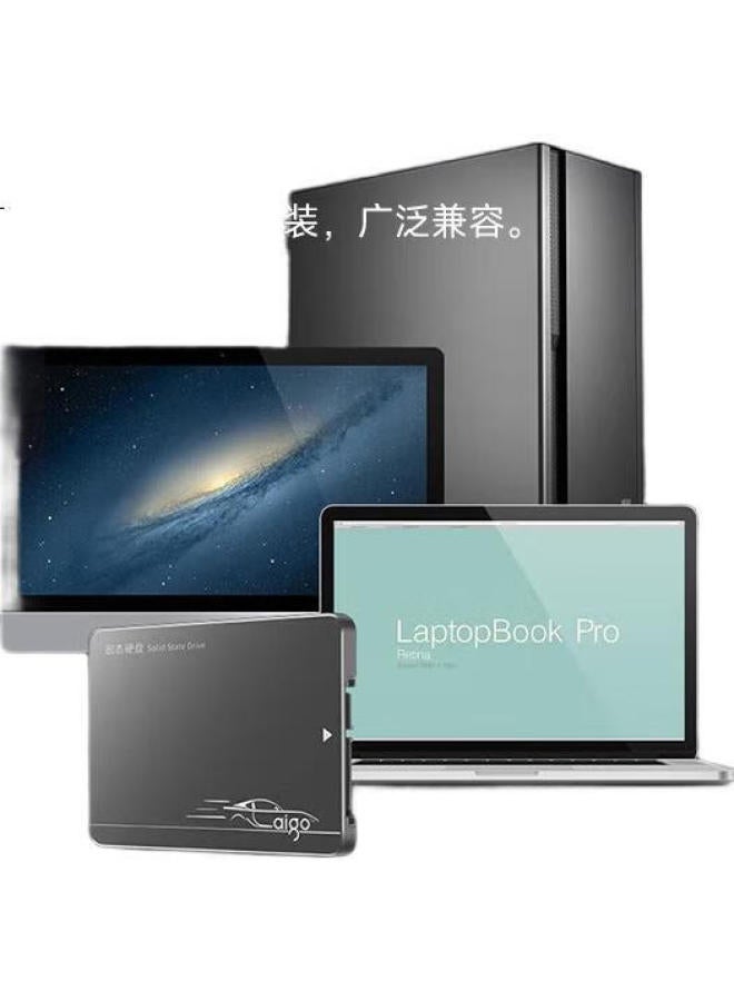 Aigo 128gb Ssd, Sata 3.0 Interface, 2.5-inch, Desktop And Laptop System Drive, Original Chip Read Speed 500mb/s, Storage Accessory S500 - Image 2