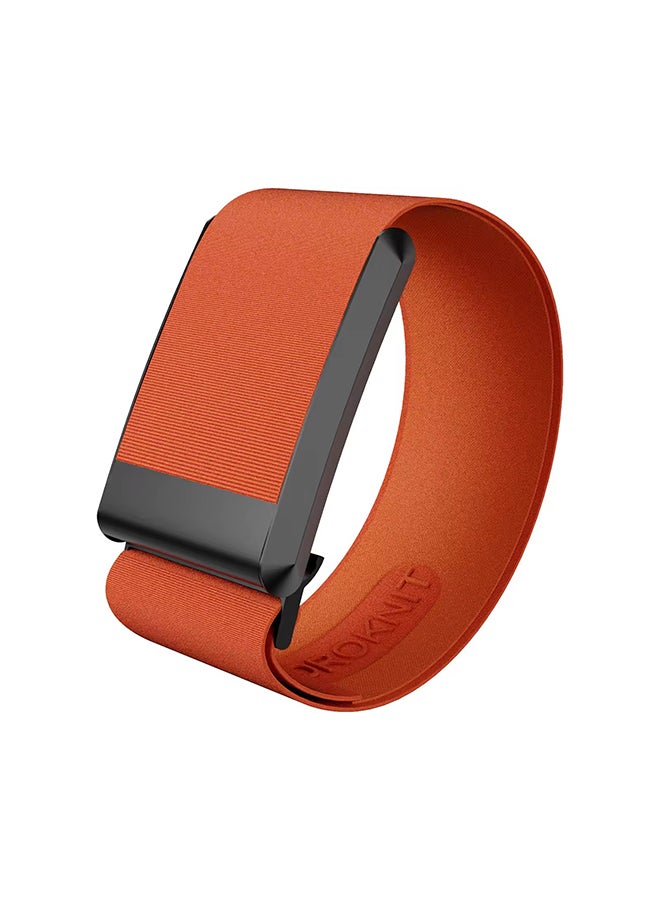 O Ozone HydroKnit Nylon Sport Band Compatible with Whoop 4.0 | Soft, Elastic, Water-Resistant, Fast-Drying Replacement Strap for Active Lifestyles- Orange - Image 1