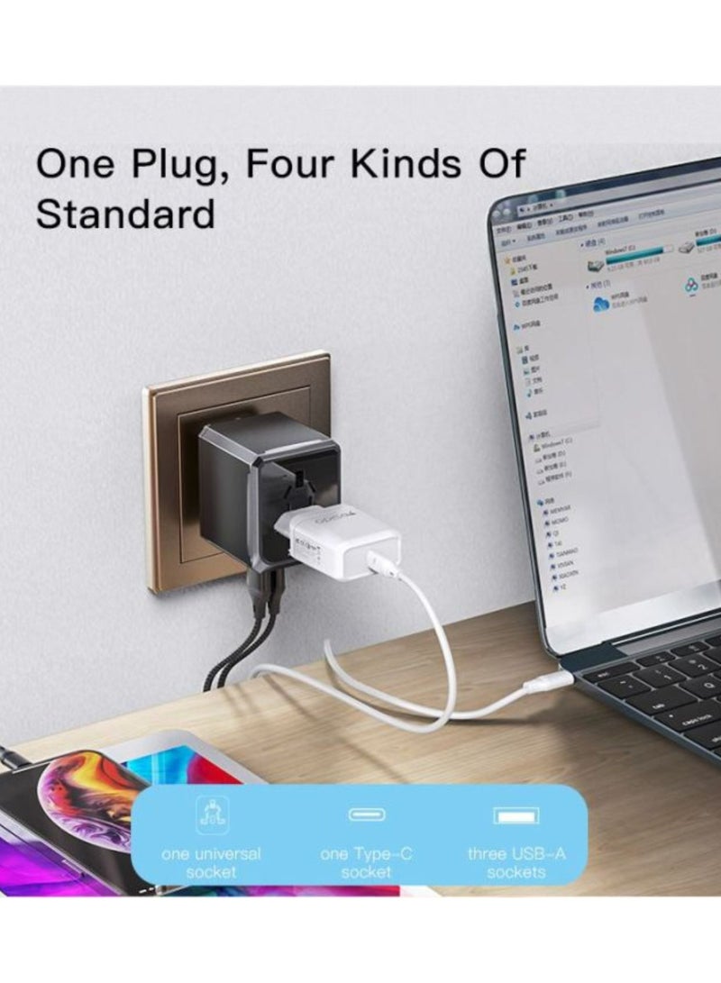 MC10 New Design 4 in 1 Portable Charger Plug Convert Adapter