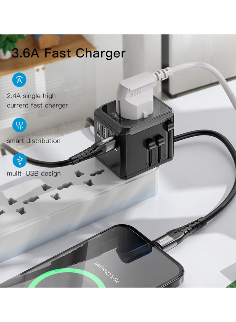 MC10 New Design 4 in 1 Portable Charger Plug Convert Adapter