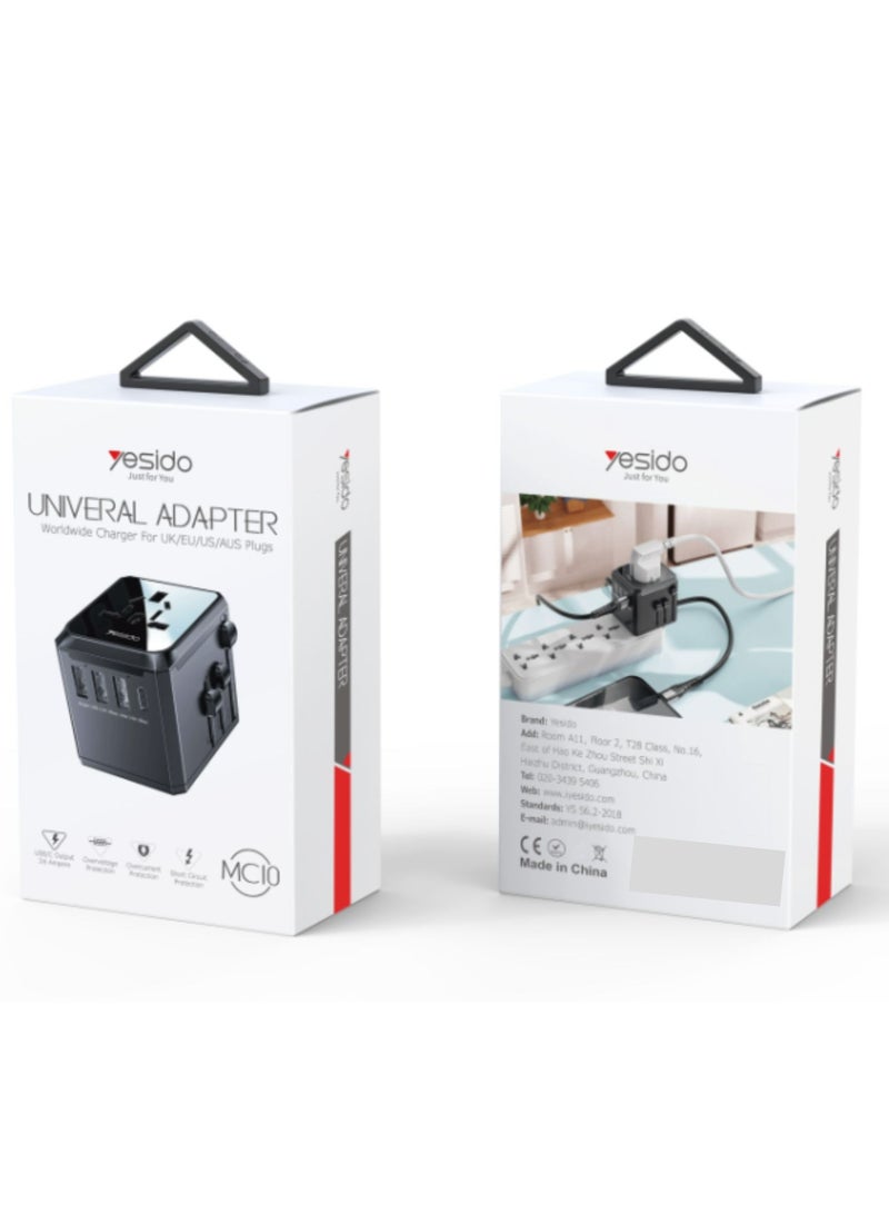 MC10 New Design 4 in 1 Portable Charger Plug Convert Adapter