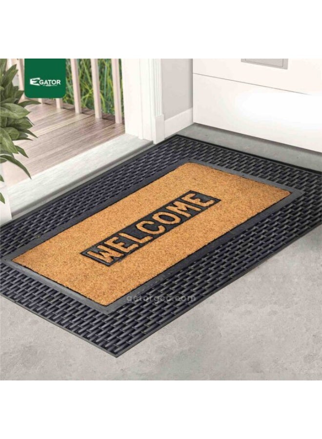 Gator Coconut Fiber Doormat with Rubber Edges - Image 5
