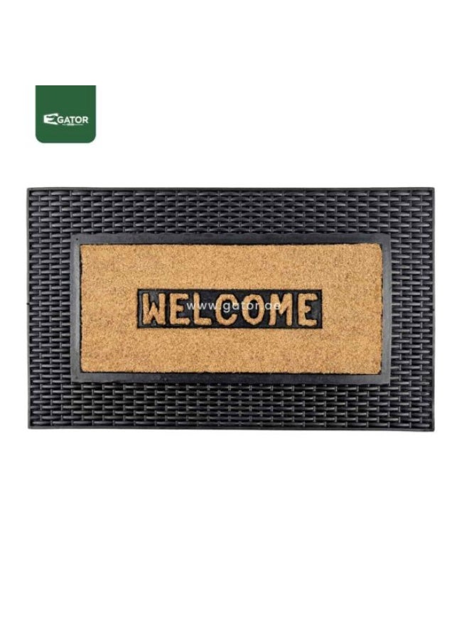 Gator Coconut Fiber Doormat with Rubber Edges - Image 1
