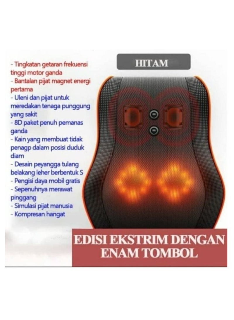Cool Baby Magnet Vibration Lumbar Massage Instrument Multi Work Cervical Spine Pillow Neck Lumbar Pillow  - Image 2