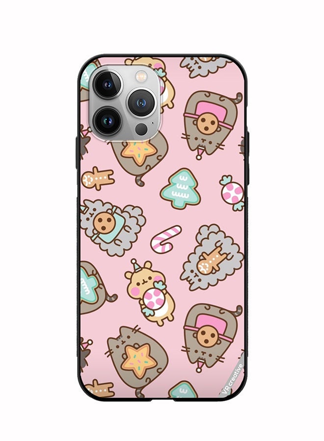 VR CREATIVE Protective Case Cover For Apple iPhone 12 Pro Max Business Cat Design Multicolour - Image 1