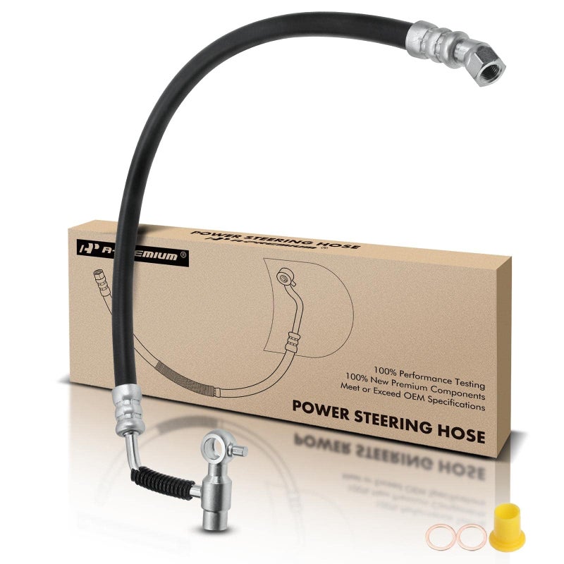 APremium Power Steering Pressure Hose Line Assembly Compatible with Nissan Titan 20042012 Armada 20052010 Pathfinder Armada 2004 Infiniti QX56 20042010 56L From Pump