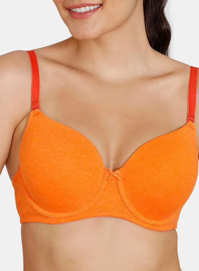 zivame Zivame Solid Bra with Hook and Eye Closure