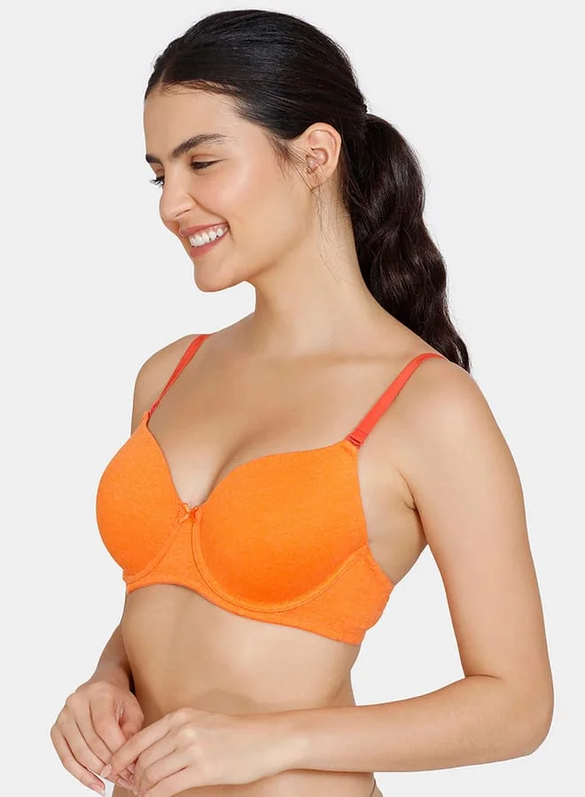 zivame Zivame Solid Bra with Hook and Eye Closure