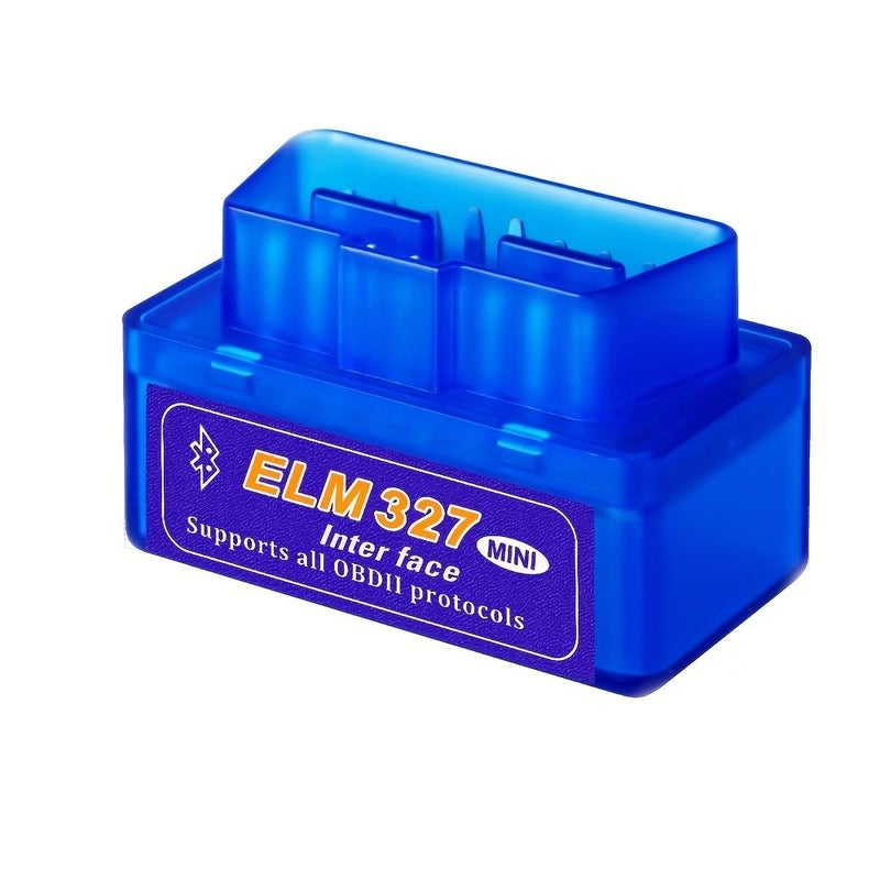 Blue ELM327 Mini V2.1 OBD Car Diagnostic Scanner Tool Android Windows Compatible - Image 1