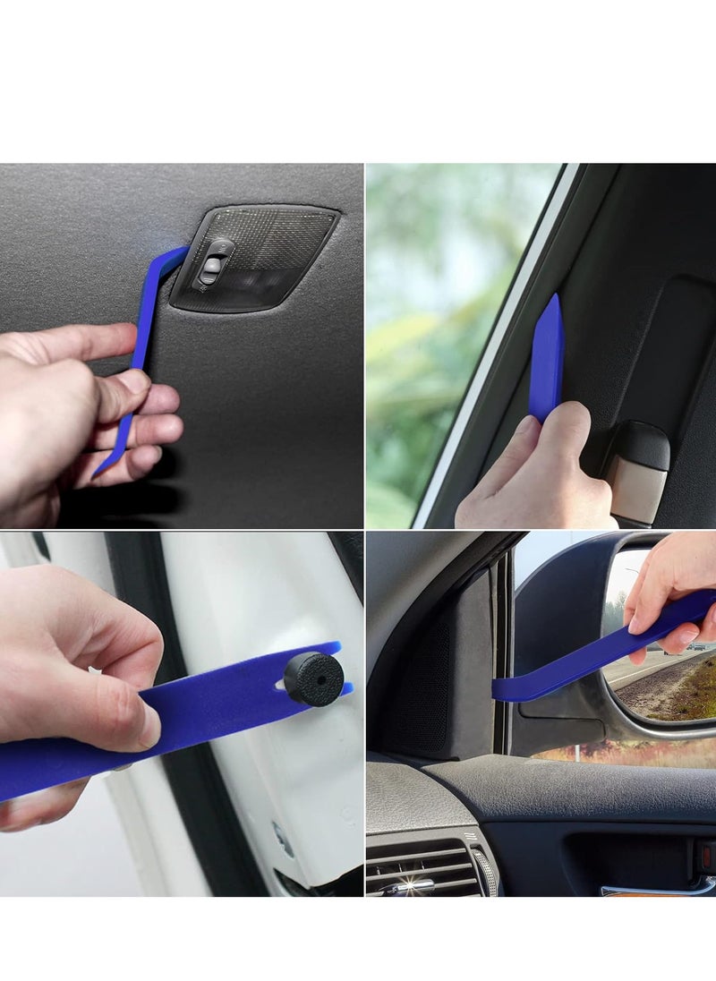Generic - 5 pcs Auto Trim Removal Tool Kit, Auto Body Pry Set, Non Scratch Dash Trim Automotive Molding Removal, Handy Remover and Fastener for Vehicle Body Panel and Interior Door Panel - Image 1