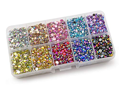 Summer-Ray.com Summer-Ray 4mm Assorted Color AB Rhinestones in Storage Box Large Quantity Set - Image 4