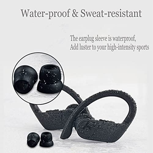 Sqrmekoko Replacement Silicone Eartips Earbuds Eargels Compatible with Beats by dr dre Powerbeats 3 Wireless Stereo Earphones (Yellow) - Image 3