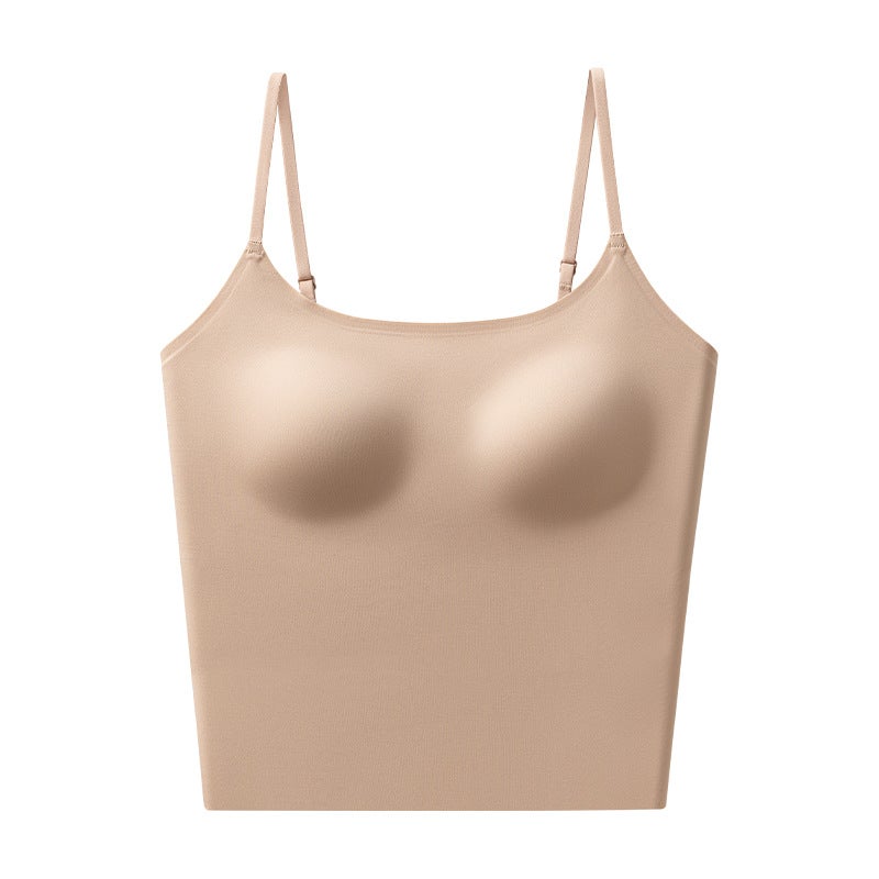 Women's Seamless Camisole with Built-in Pads - Image 5