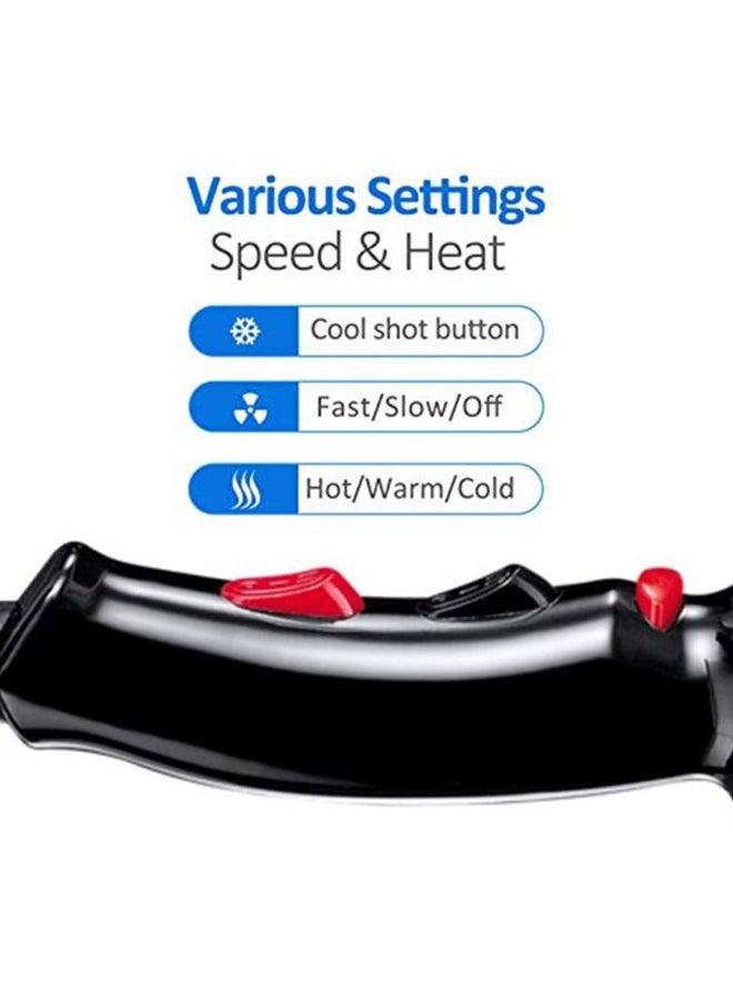 REBUNE Electronic Hair Dryer RE-2042 Black 24cm - Image 4
