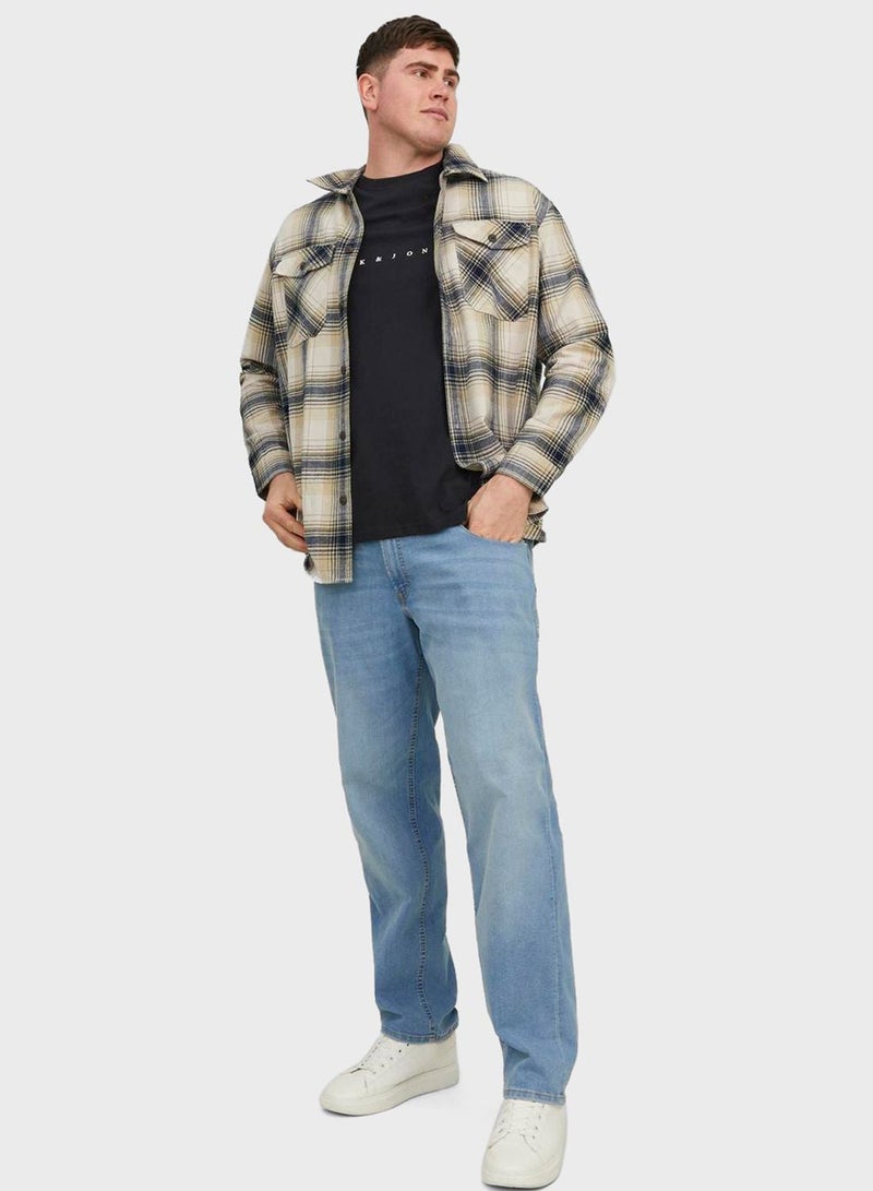 جاك اند جونز تيشيرت بياقة دائرية مزين بشعار العلامة التجارية - Image 4