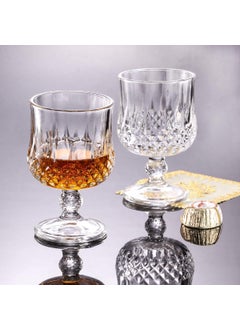 Aktnil Aktnil Long Champ Crystal Clear Champagne Glass Flute Wine Cut Wine Glasses Set of 6  - Image 1