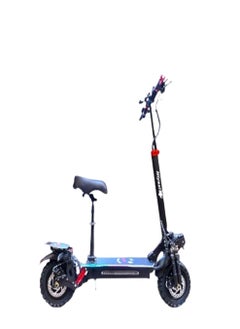Electric Scooter | Electric Scooter for Adults | Monster Scooter with Dual Motors | Extreme Power 3000W | 48V – 20Ah Battery | 20 Front LED Spotlights | Dual Front and Rear Suspension | Heavy-Duty, Oversized Frame | Dynamic Side LED Lighting | Front and Rear Turn Signals | Ultra-Loud Horn | Built-in Bluetooth
