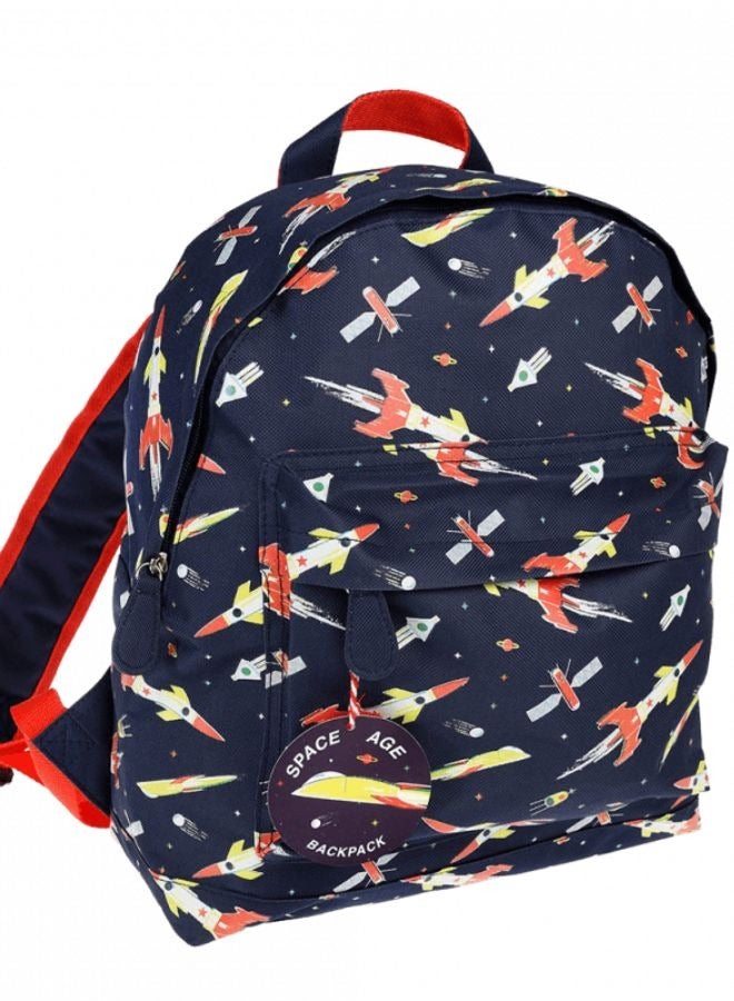 Rex London Space Age Kids Backpack – Durable and Fun Space-Themed School Bag for Boys and Girls – Lightweight Children’s Backpack for Travel, Kindergarten, and Everyday Use - Image 2
