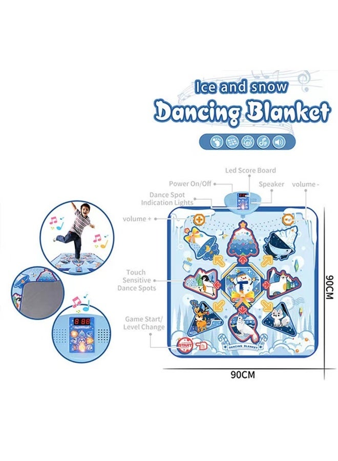 Dancing Mat For Kids With Led Lights Adjustable Volume Built-in Music Dance - Image 2