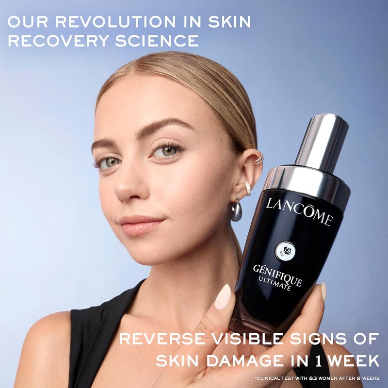 Lancme Gnifique Ultimate Dual Recovery Face Serum AntiAging Serum Visibly Improves Fine Lines Rough Texture Plumpness and Even Skintone with Beta Glucan and Hyaluronic Acid - Image 2