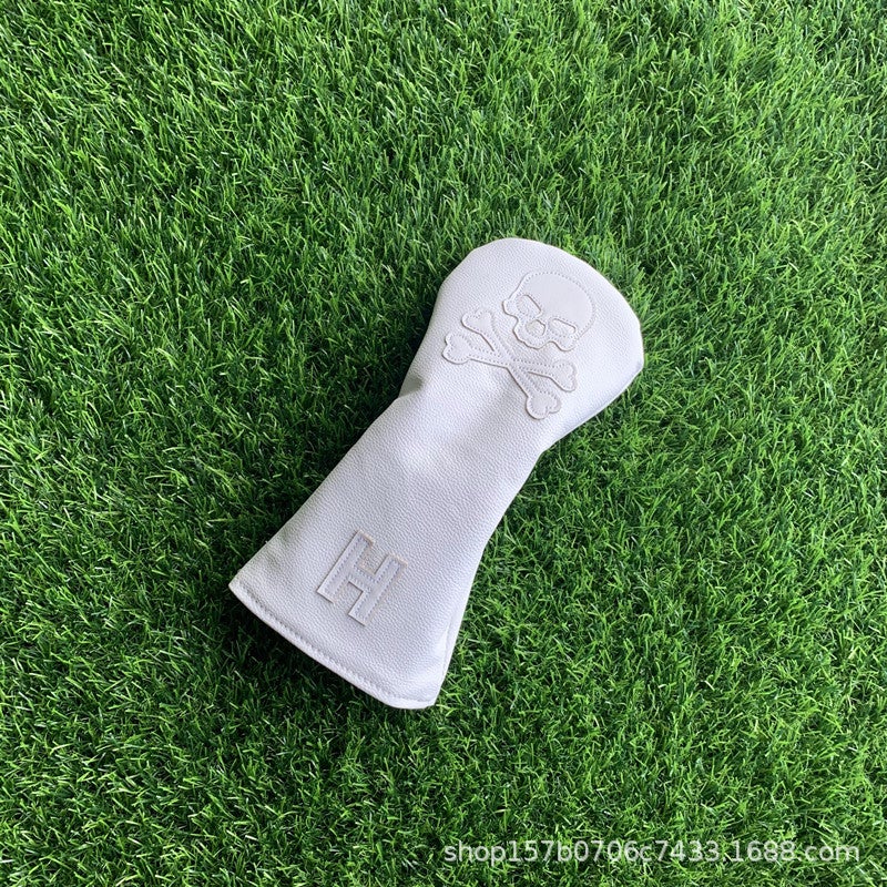Sleek Golf Club Head Covers Protection White H