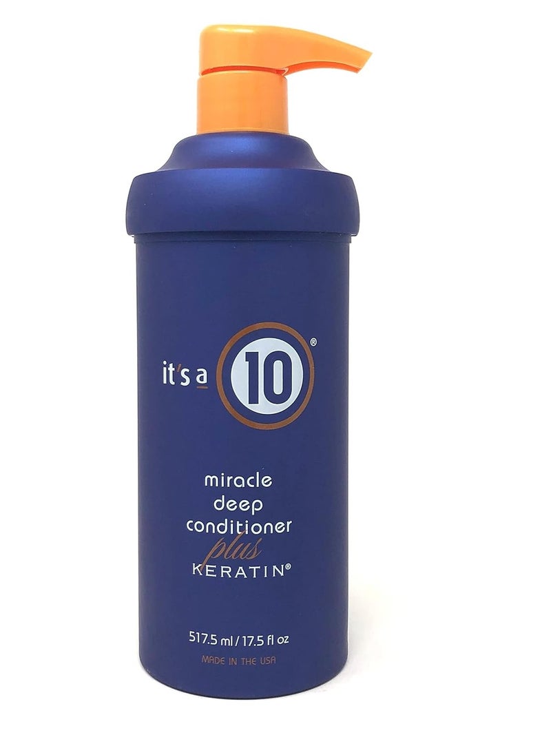 It's a 10 It's A 10 Miracle Deep Conditioner Plus Keratin for Unisex, 17.5 Ounce by It's A 10 