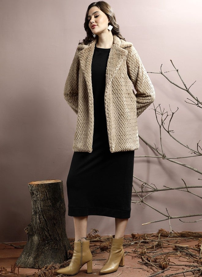 Athena معطف فرو صناعي للنساء - Image 4