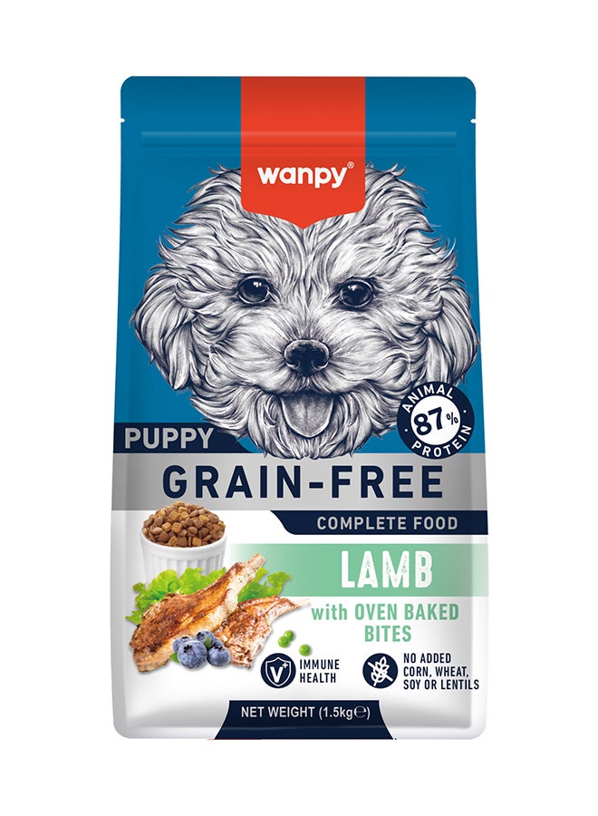 WANPY Grain Free Complete Food For Puppy – Lamb Recipe 8Kg - Image 1