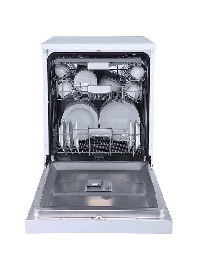 evvoli Freestanding Dishwasher, 7 Programs, 14 place setting, 3 Rack Levels, High Energy Efficiency, Quiet 2100 W EVDW-143MW White - Image 3