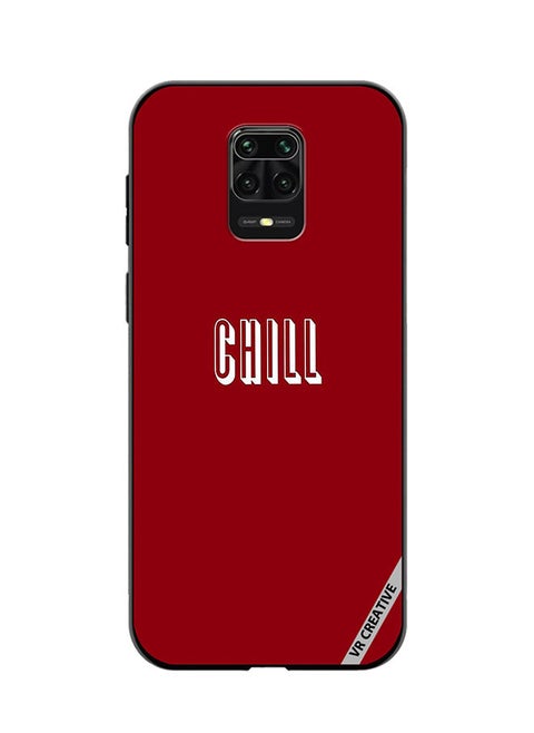 Protective Case Cover For Xiaomi Mi Note 10 Lite 5G Chill In Red Design Multicolour