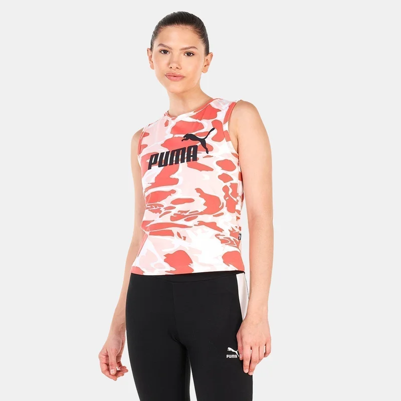 PUMA Women's Summer Splash Allover Print Tank Top