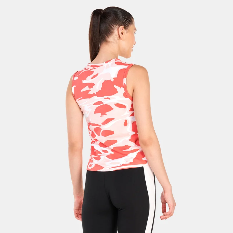 PUMA Pink Women's Summer Splash Allover Print Tank Top for Women | Best Price UAE