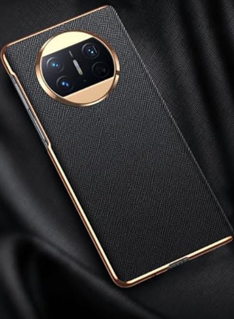 general Compatible with Huawei Mate X3 Genuine leather phone case with a classic foldable screen, full package anti drop protective cover For Mate X3 - Image 4