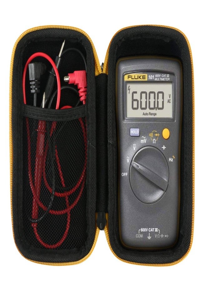 Khanka Hard Travel Case Replacement for Fluke 101/106/107 Basic Digital Multimeter Pocket Portable Meter Equipment Industrial - Image 1