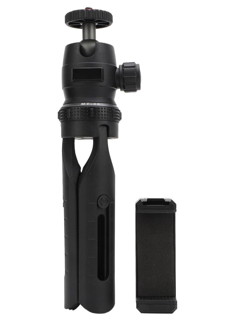 LIXES Mini Phone Tripod and Mini Camera Tripod Aluminum Alloy with Multi Mode Switching 360° Ball Head Cold Shoe 1/4 Port for Live Streaming & Photography  - Image 3