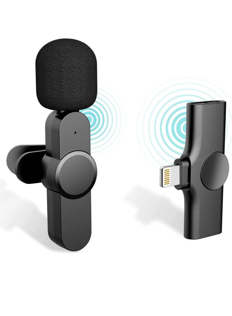 ELTRAZONE "Enhanced Wireless Lavalier Microphone for iPhone and iPad - Seamless Plug-and-Play Connectivity"  - Image 1