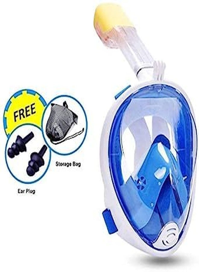 VBM Full Face Snorkeling Mask, Easy to Breathe for Adults and Children 180° Panoramic Anti-Fog and Leak-Proof Diving Mask - Image 3