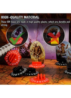 CZYY Gloomhaven Standee Bases Pack of 27 Plastic Hex Monster Stand with Health Tracker and Status Token Slots  - Image 5