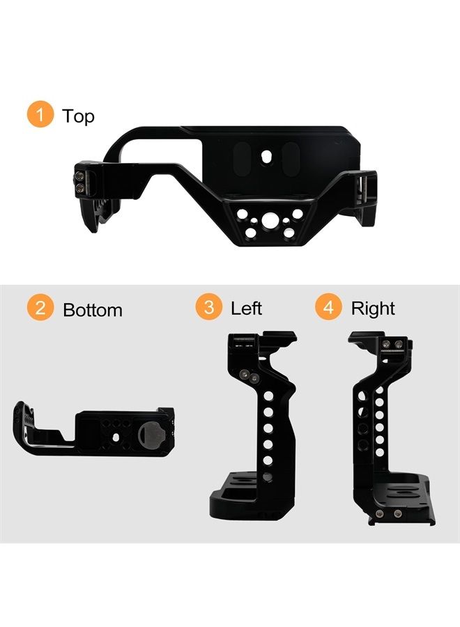 FUGASUN EOS R7 Camera Cage,EOS R7 Cage for Canon EOS R7 Camera Case Camera Rig Cold Shoe - Image 3
