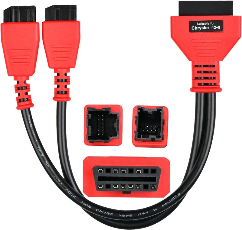 Autel Original OBD2 12+8 Adapter for Chrysler - OBD II Bypass Cable for FCA SGW Cars - Image 1