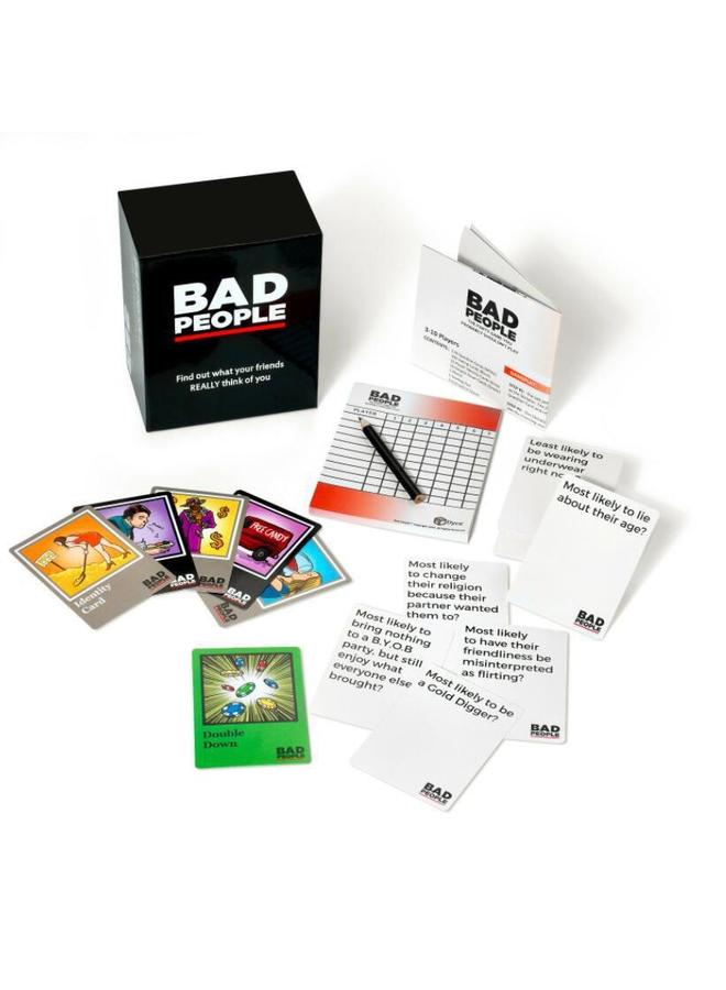 Bluejw BAD PEOPLE Villains Game Full English Card Game Family Party Board Game - Image 5