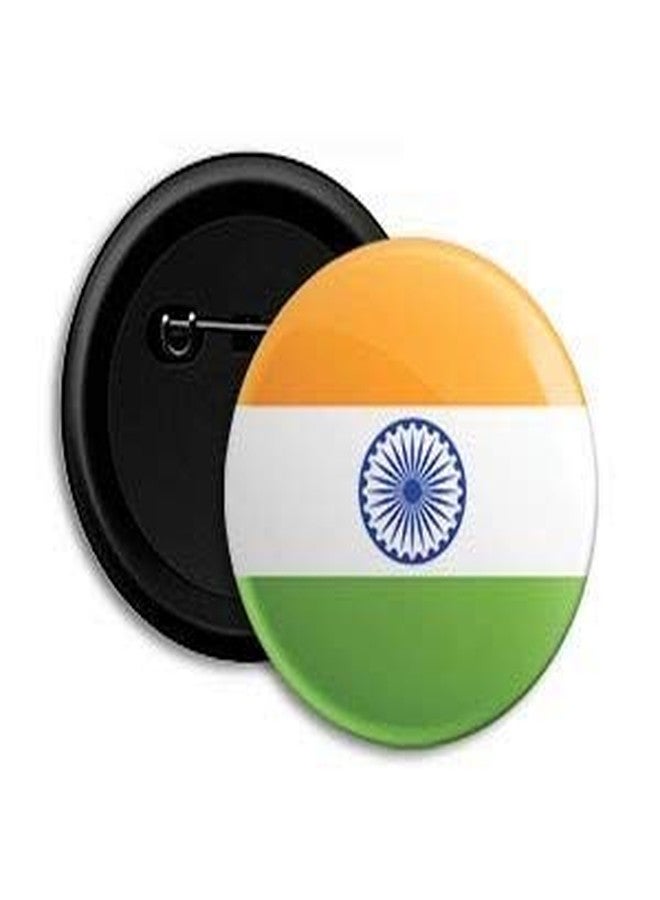 Nimida Indian Flag Badge for Republic and Independence Day| Mixed Design | Metal & Plastic | Size 4.5 cm | Pack of 72 - Image 4
